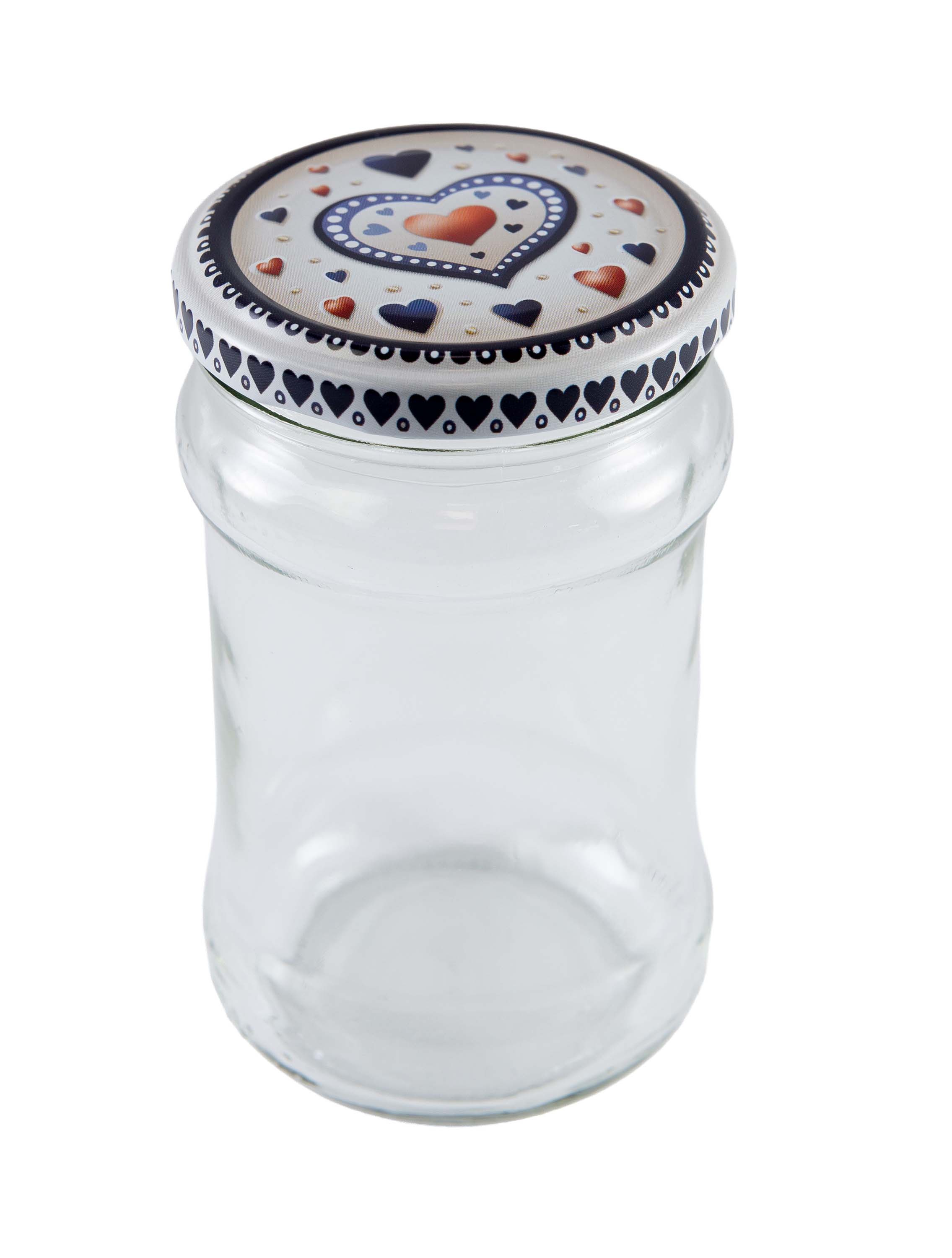 SADA 6KS OTOČNÝCH POHÁROV NA KONZERVY 315ML VIEČKO 66MM