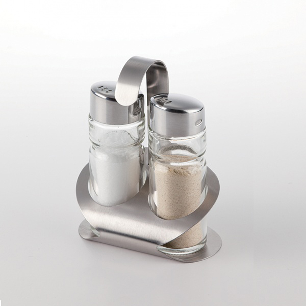 Provence Soľnička a korenička, sklo-nerez