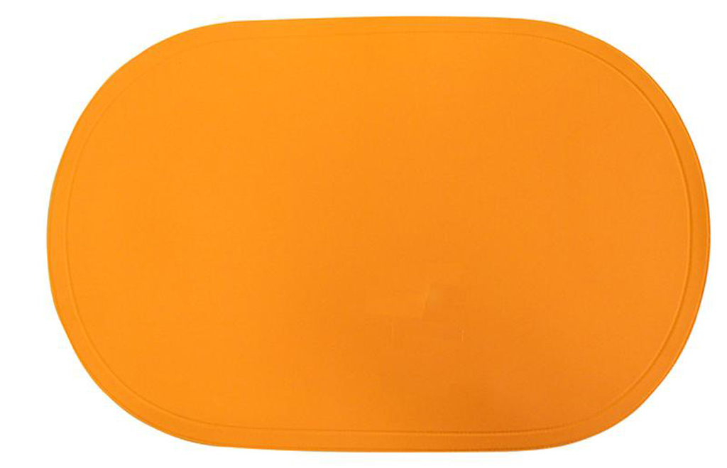 Plastové prestieranie ovál TORO 29x44cm oranžové
