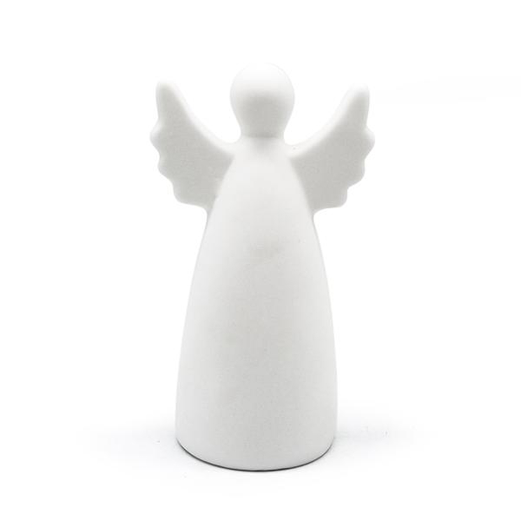 Keramický anjel LED TORO 12,5 cm