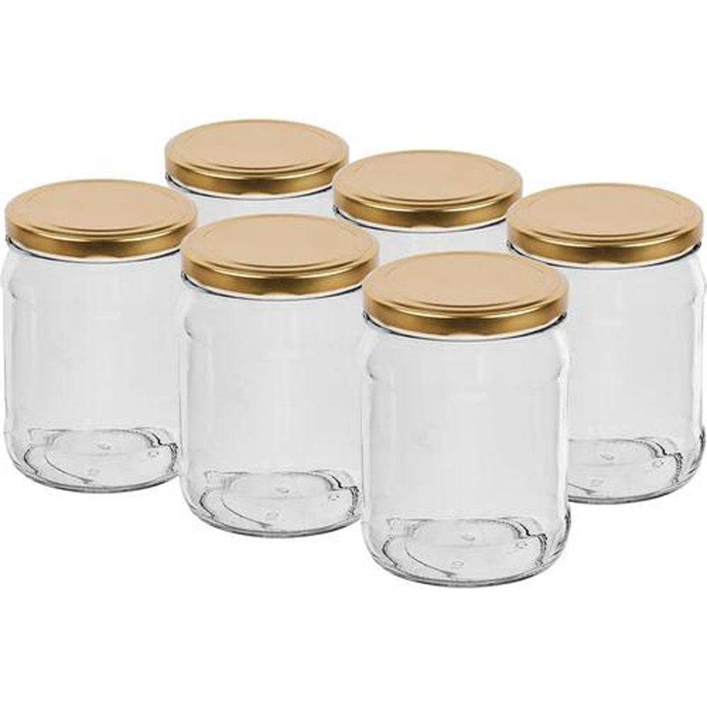 BROWIN Zavárací pohár s viečkom 500ml TWIST 6ks