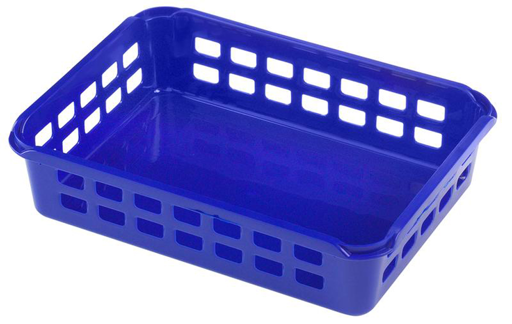 Plastový košík HEIDRUN 25x19x6cm MIX farieb