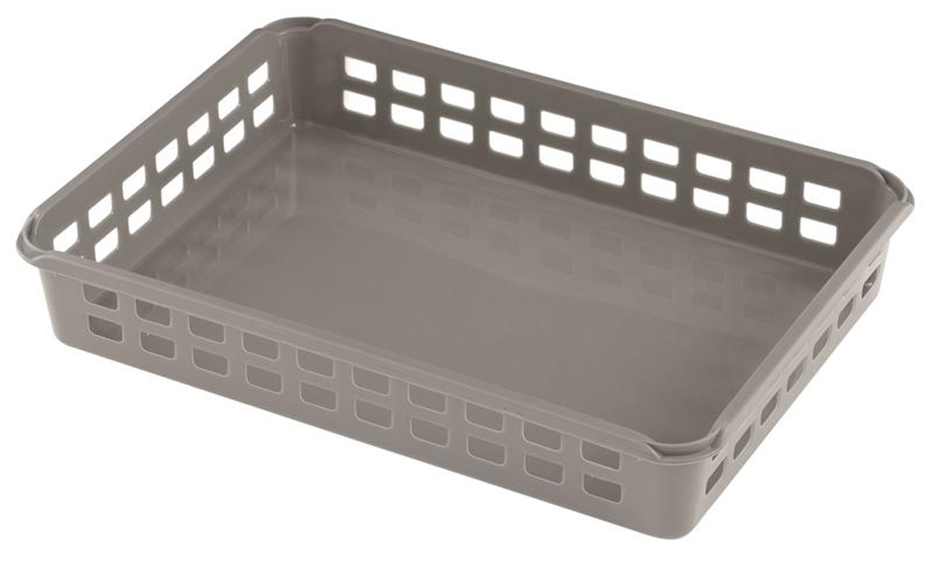 Plastový košík HEIDRUN 35x25x6cm MIX farieb