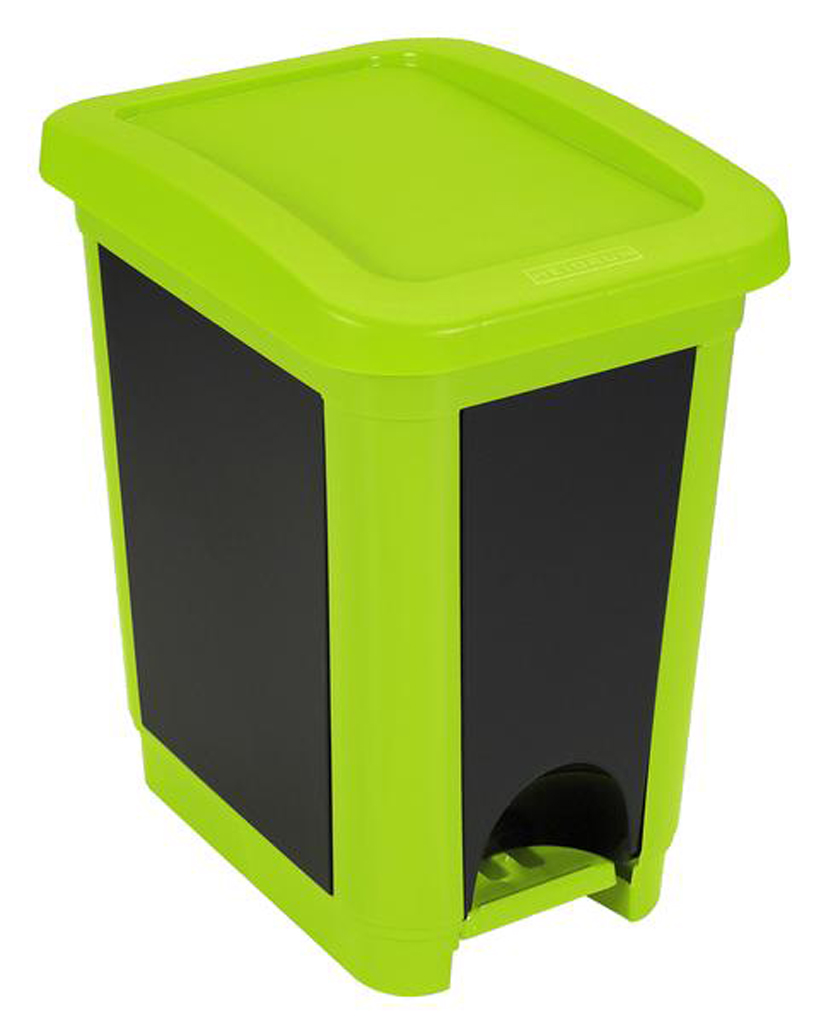 Plastový nášlapný kôš na odpadky HEIDRUN 20l MIX farieb