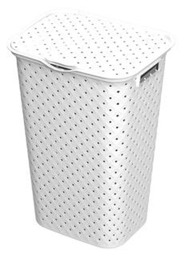 Plastový kôš na špinavú bielizeň HEIDRUN Diamond 50l