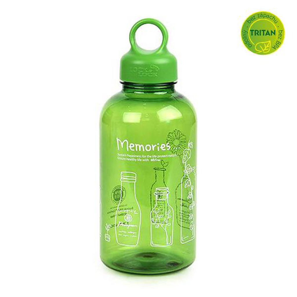 LOCKNLOCK Fľaša na vodu "Bisfree loop", 530 ml, zelená