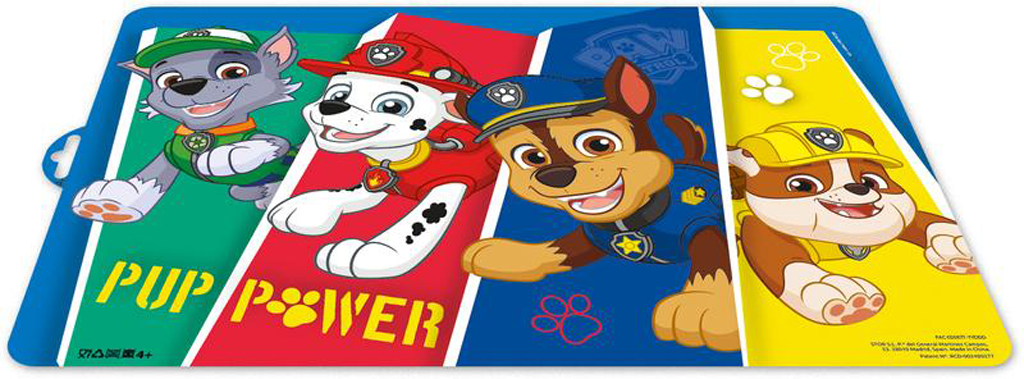 STOR Plastové prestieranie Paw Patrol 43x28cm modré