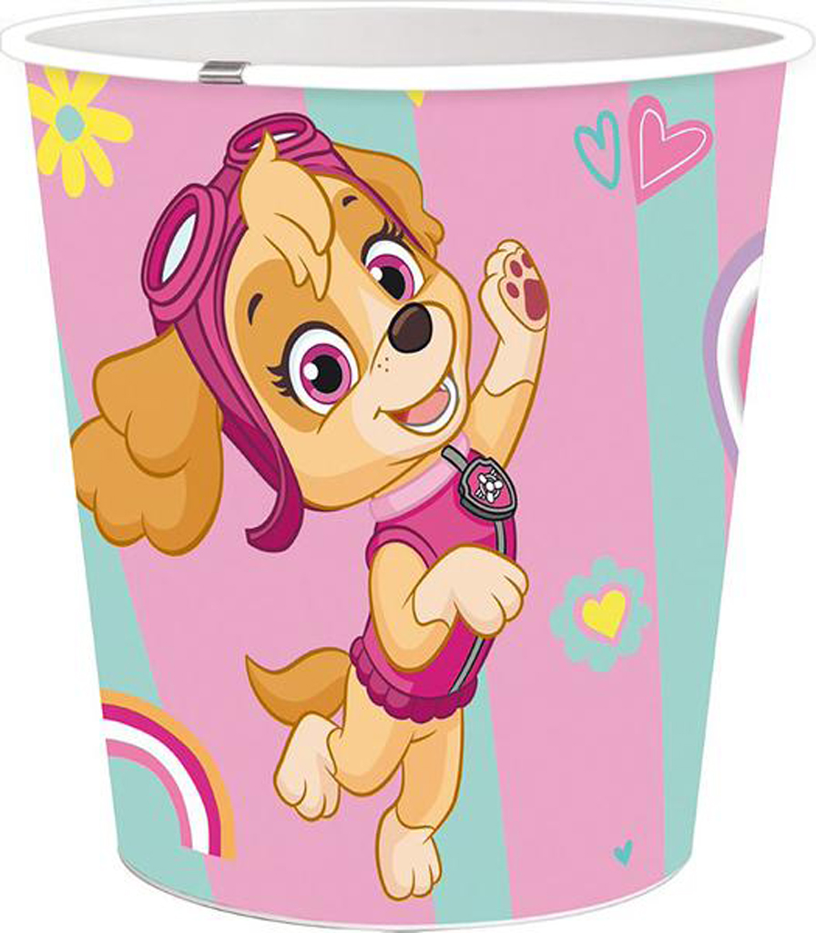 STOR Plastový odpadkový kôš PAW PATROL 5l ružový