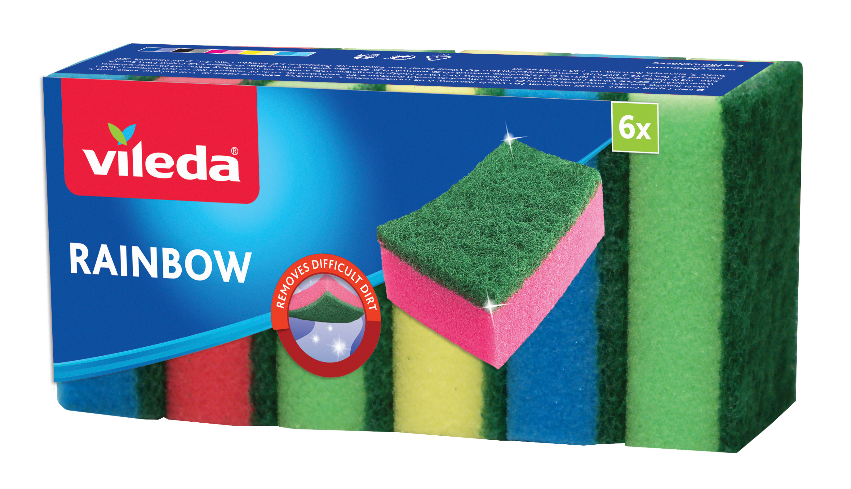 Hubka na riad VILEDA Rainbow 6ks