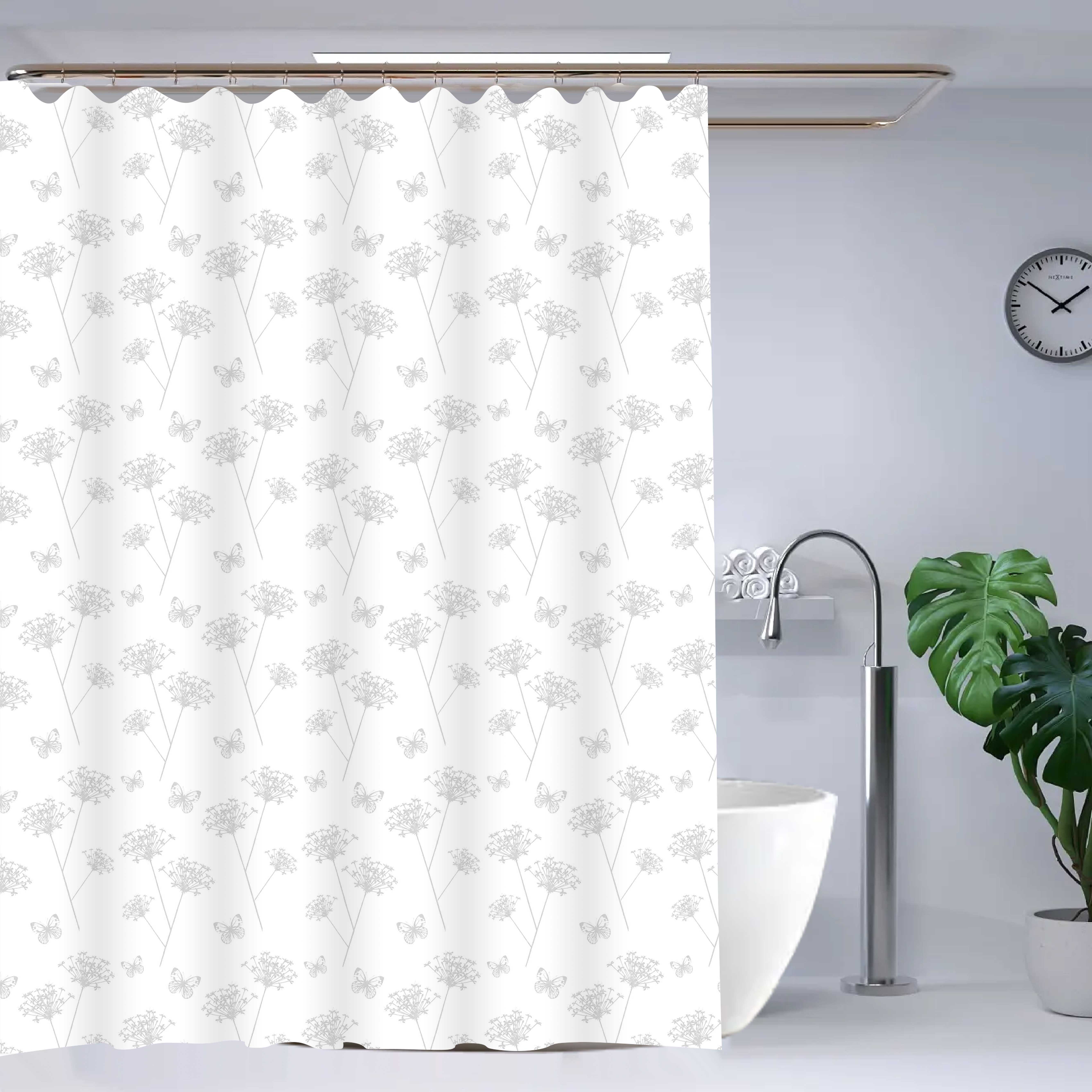 Sprchový záves TORO Premium 178x199cm kvety