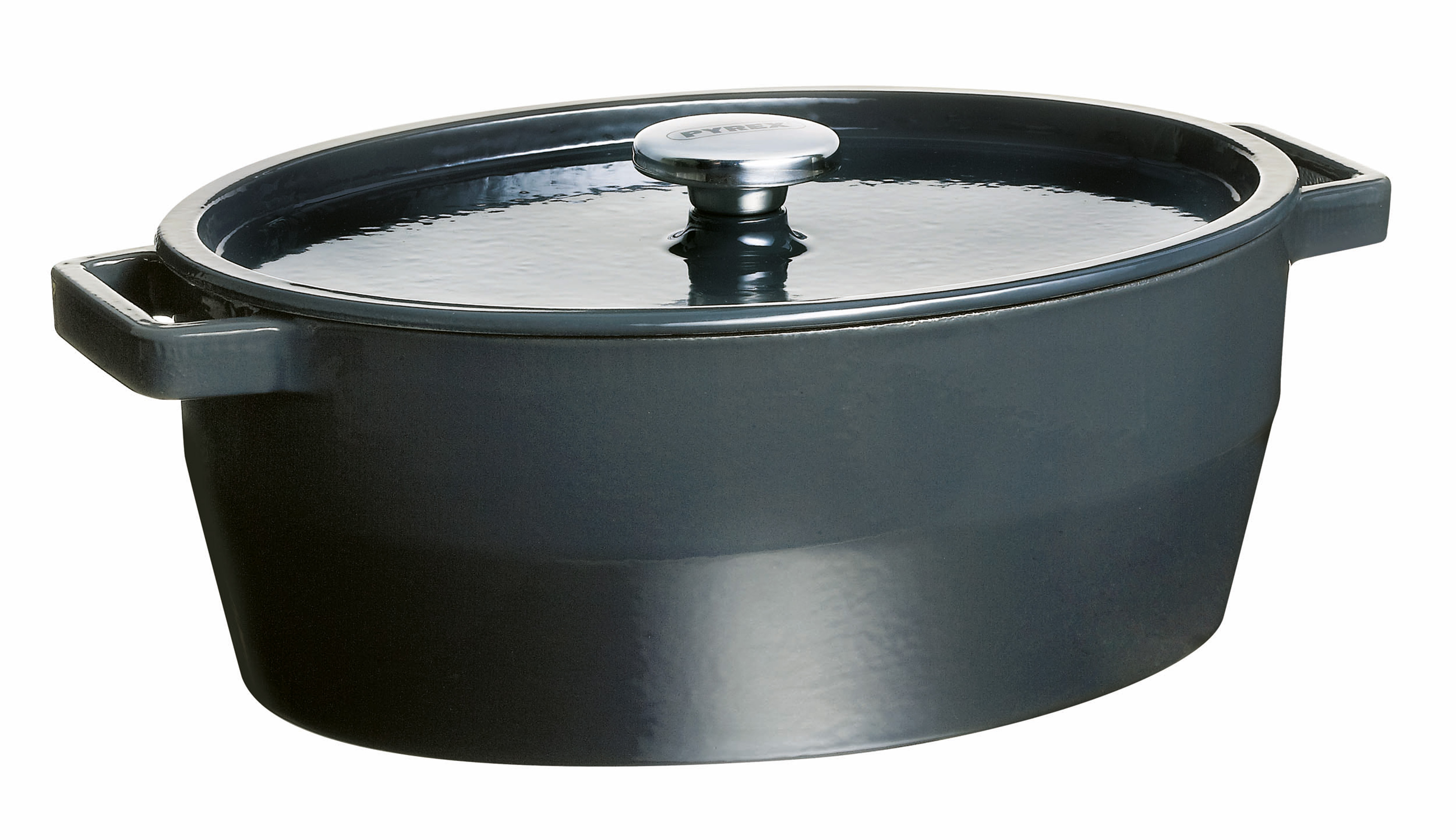 LIATINOVÝ KASTRÓL S POKRIEVKOU PYREX 6L, 33X25CM, SIVÝ