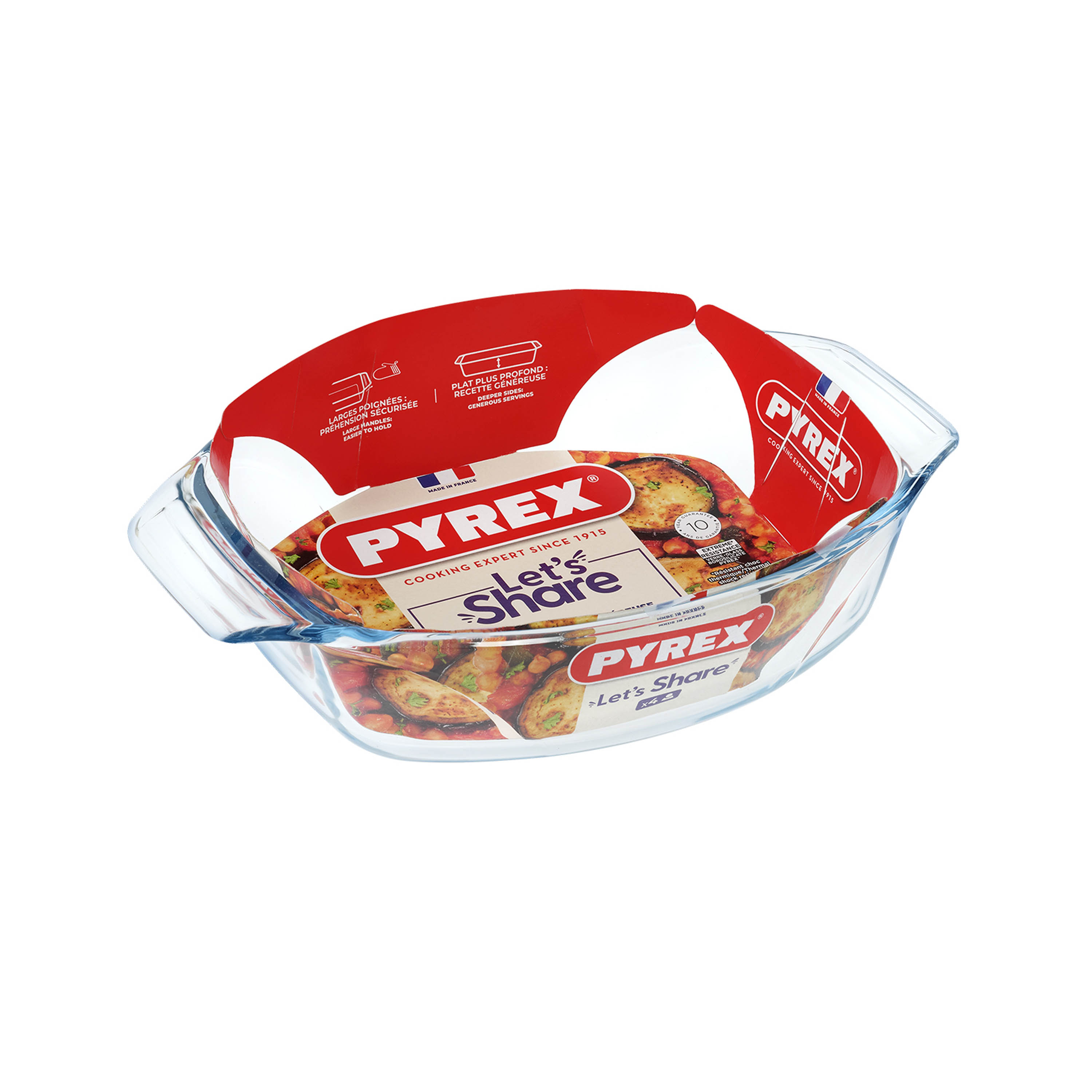 OVÁLNY PEKÁČ PYREX 30X21CM, BOROS.SKLO