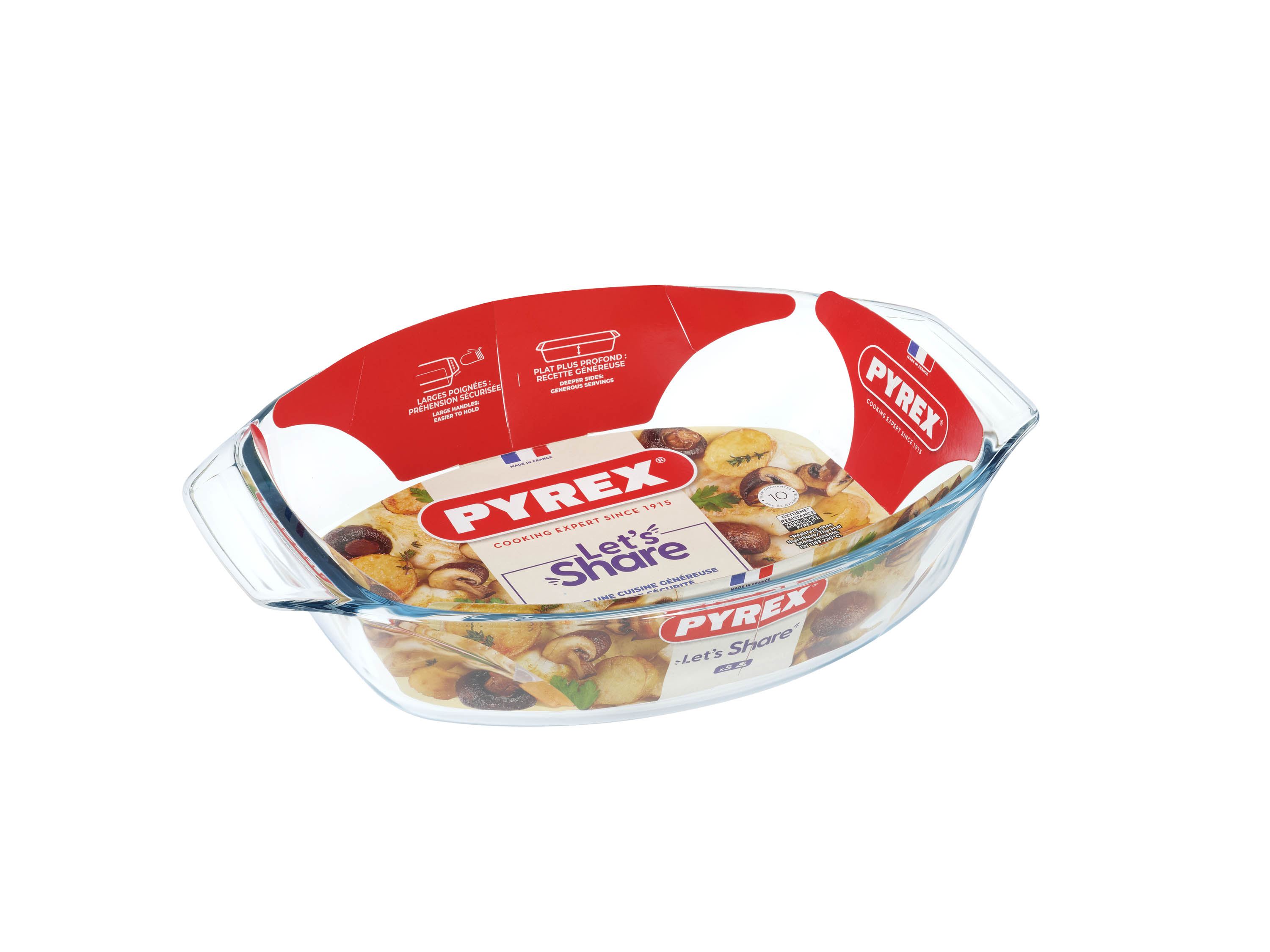 OVÁLNY PEKÁČ PYREX 35X24CM, BOROS.SKLO