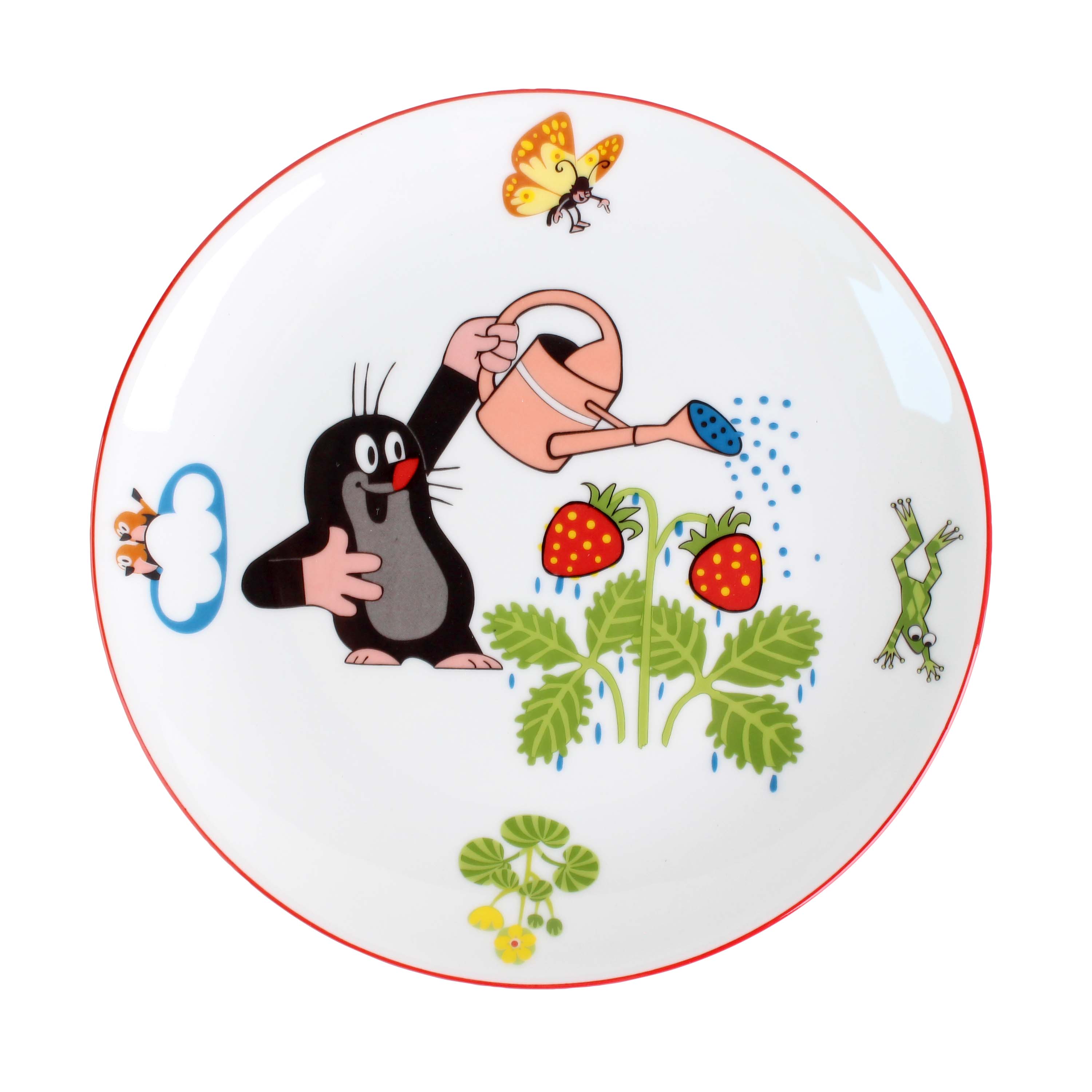 Porcelánový jedálenský tanier THUN 21cm krtko MIX motívov