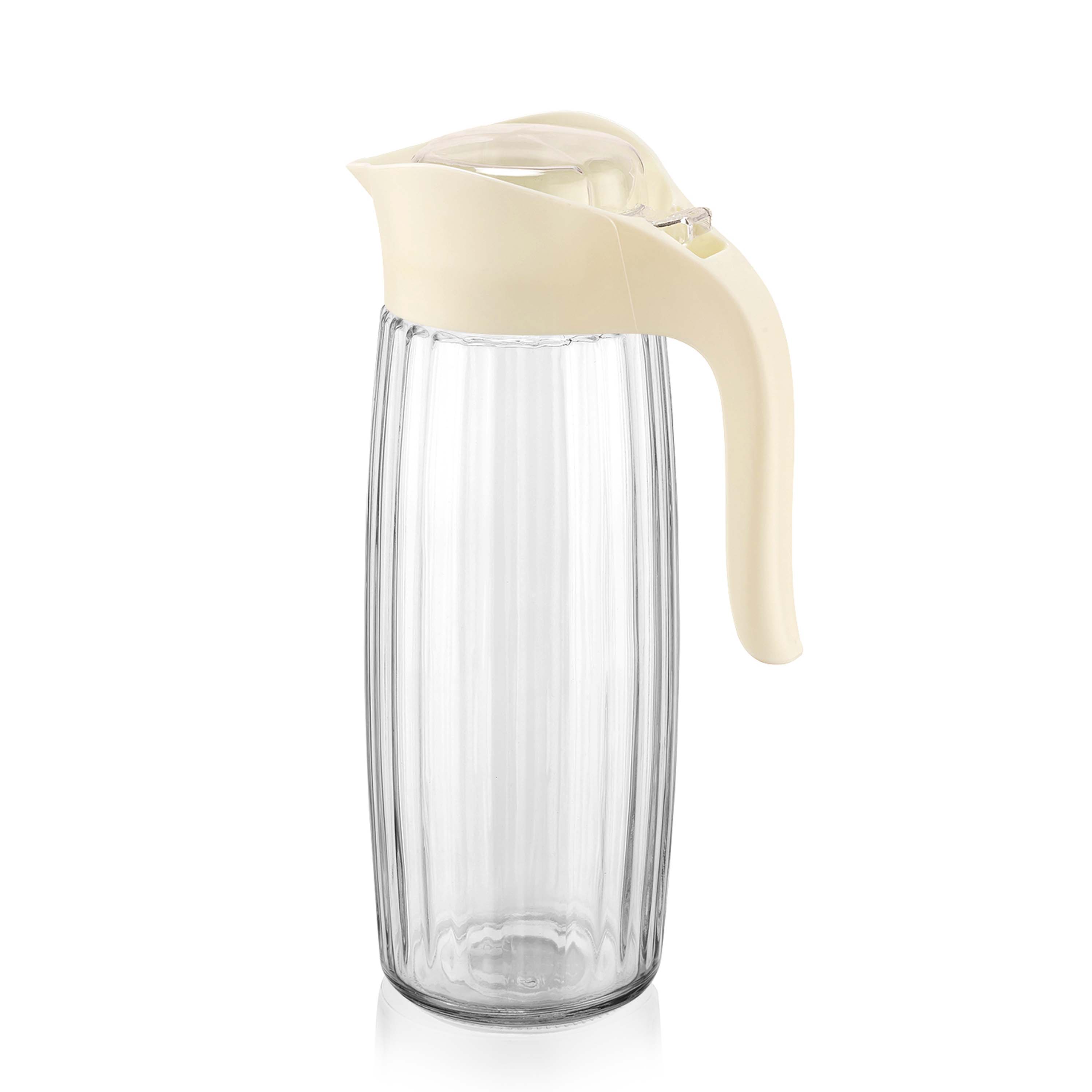 Sklenený džbán s viečkom QLUX 1,5l