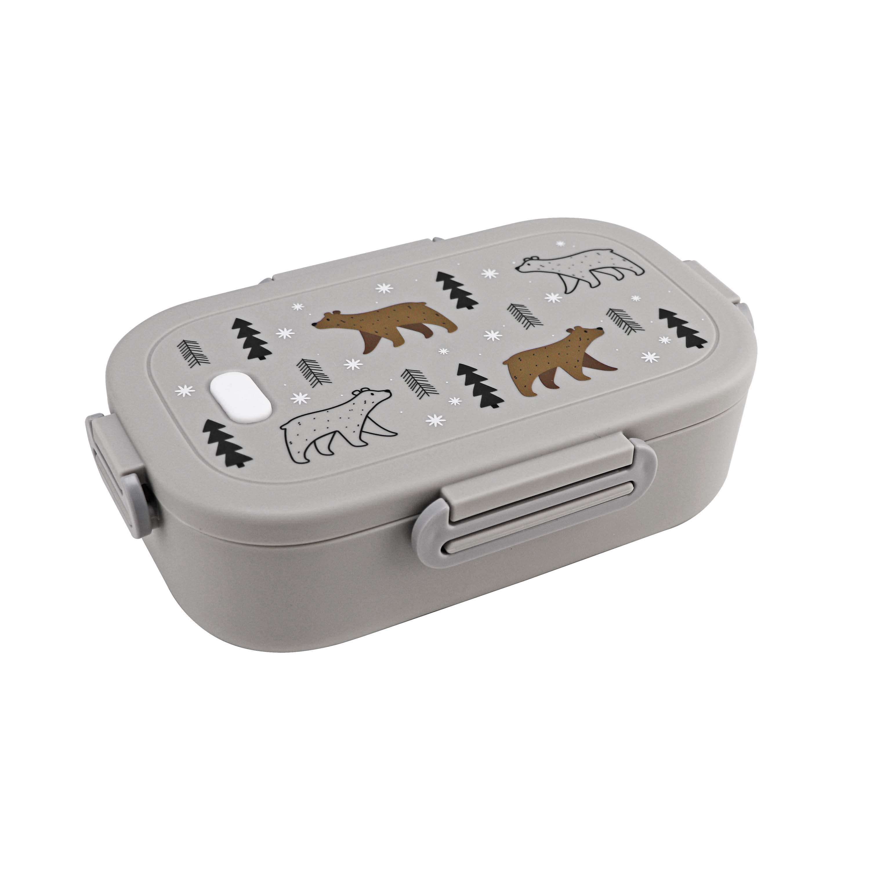 TORO Plastový desiatový box KITCHISIMO 950ml medvedík