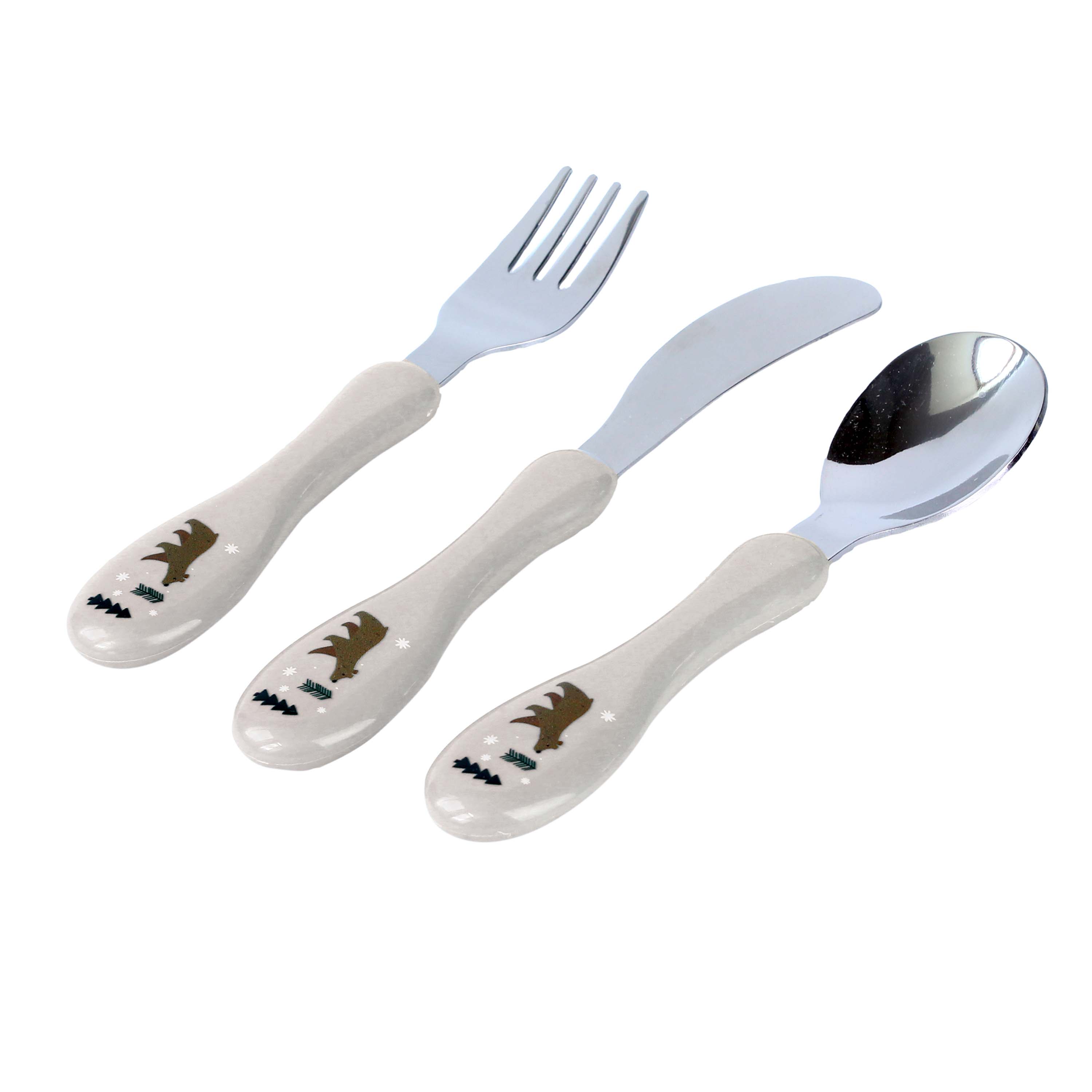 TORO Sada detských príborov KITCHISIMO 3ks medvedík