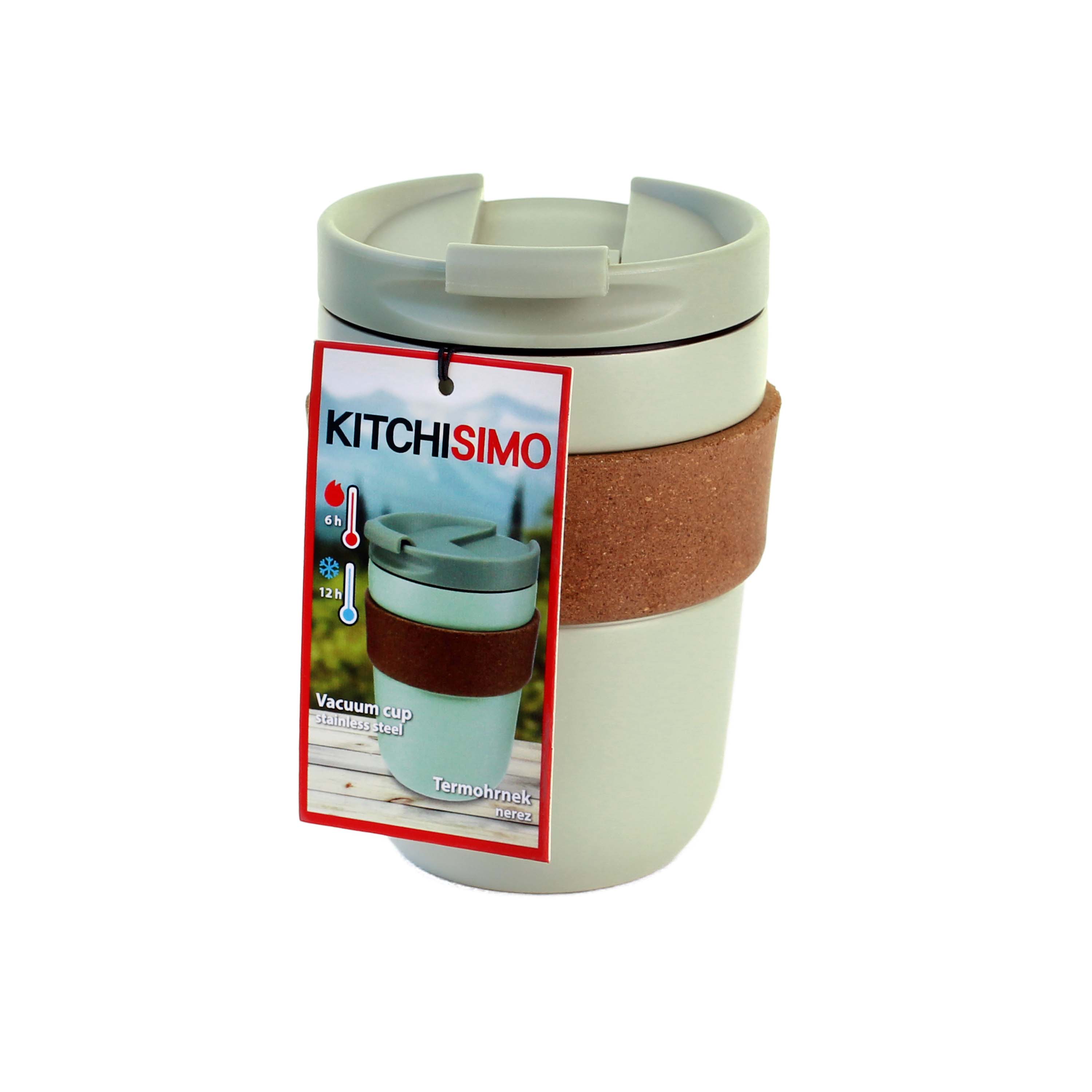 Nerezový termohrnček KITCHISIMO 300ml