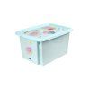 Plastový úložný box s vekom KEEEPER 15l Peppa Pig