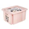 Plastový úložný box s vekom KEEEPER 24l Minnie