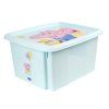 Plastový úložný box s vekom KEEEPER 24l Peppa Pig