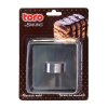 Nerezová formička na tvarovanie pokrmov TORO 8 cm, štvorec