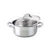 Nerezový kastról so sklenenou pokrievkou PROVENCE 1,3l