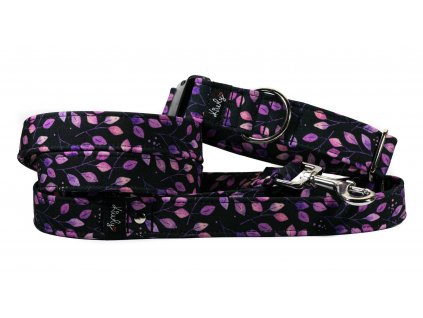 Vzor lístečky fialové