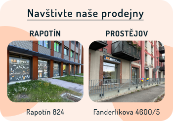 Prodejny KKboty.cz v Rapotíně a v Prostějově