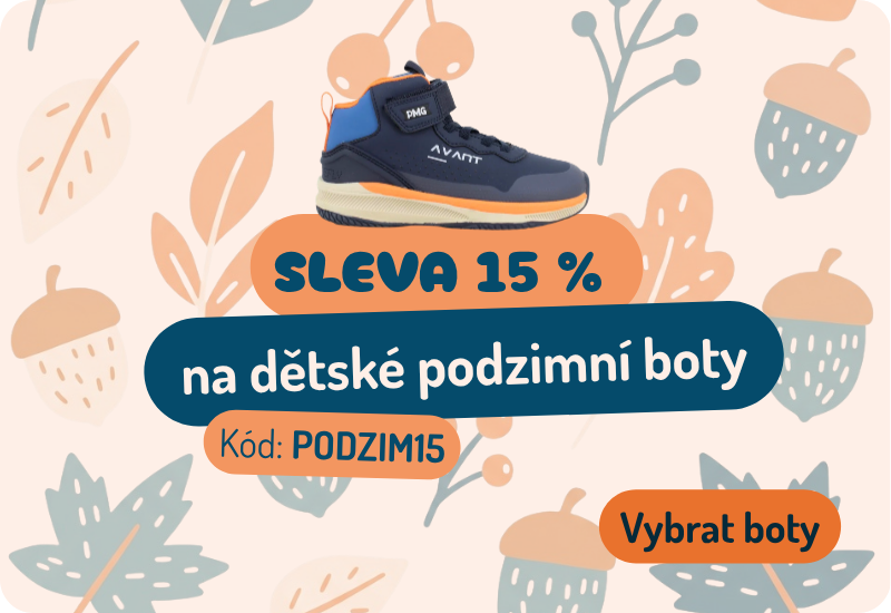 Sleva na podzimní boty