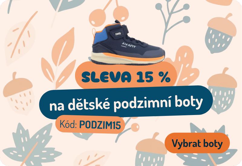 Sleva na podzimní boty