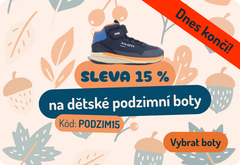 Sleva na podzimní boty