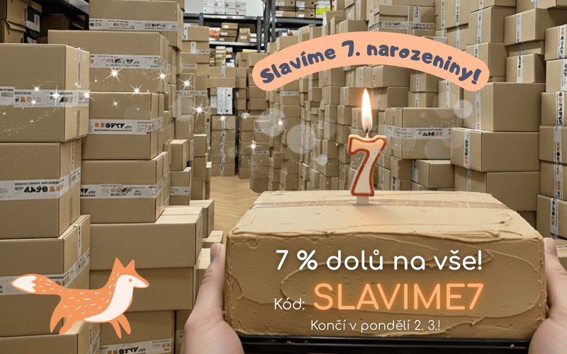 Slavíme 7. narozeniny e-shopu!