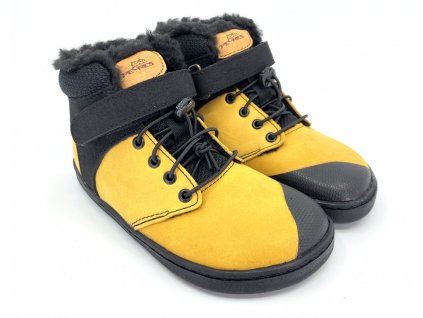 Barefoot zimní Pegres BF40 žlutá