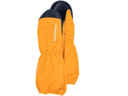 Didriksons Shell kids gloves 5 happy orange