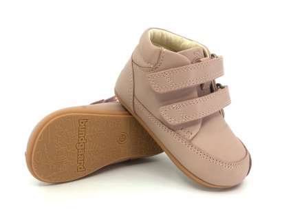 Kotníkové celoroční boty Bundgaard Prewalker II Velcro Old rose