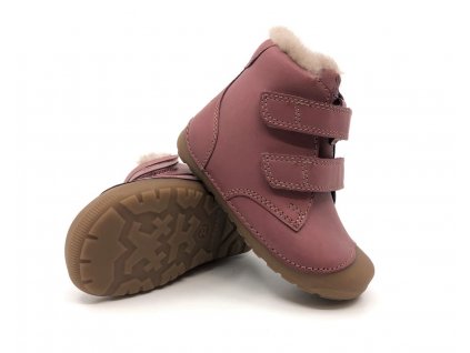 Zimní boty Bundgaard Petit Mid Lamb Dark rose