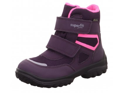 dětské zimní boty Superfit Snowcat Lila Pink Goretex