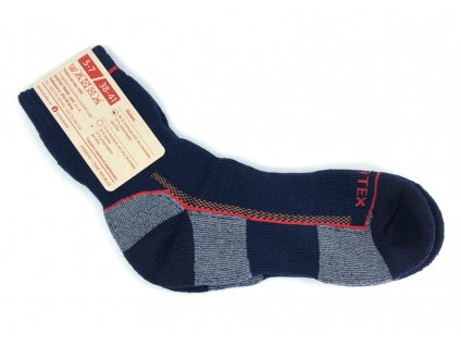 90% Merino ponožky Surtex tmavě modré s šedou