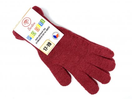 merino rukavice surtex červené