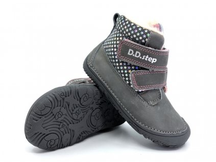dětské zimní boty DDstep w073 29B Grey