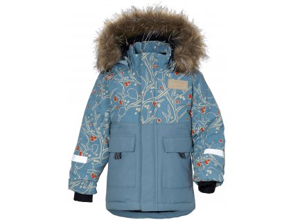 dětská zimní bunda didriksons polarbjornen print blue