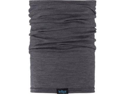Multifunkční MERINO šátek Kilpi MARLIN-U Tmavě šedá
