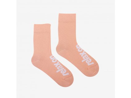 Dětské ponožky Coqui Relax on v oranžové barvě
