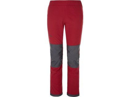 Dětské softshellové kalhoty Kilpi RIZO-J Tmavě červená