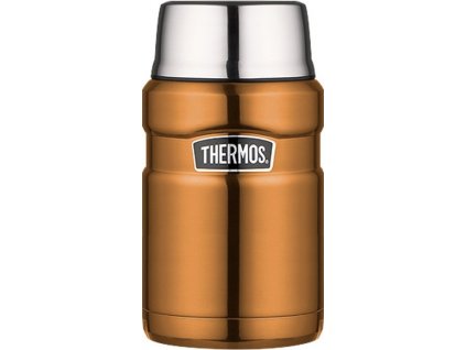 Thermos Termoska na jídlo se šálkem - měděná 710 ml