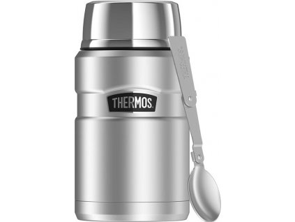 Thermos Termoska na jídlo se skládácí lžící a šálkem - nerez 710 ml