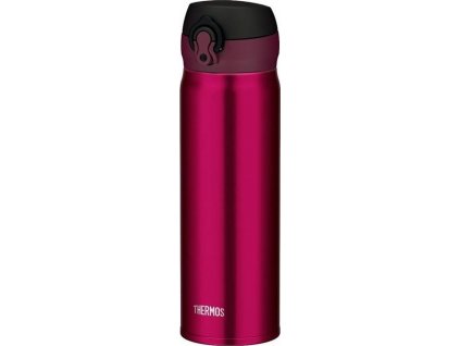 Thermos Mobilní termohrnek - vínově červená (burgundy) 600 ml