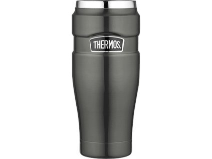 Thermos Vodotěsný termohrnek - metalicky šedá 470 ml