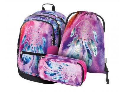 BAAGL 3 SET Core Lapač snů: batoh, penál a sáček